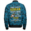 Gold Coast Titans Sport Bomber Jacket - Scream With Tropical Patterns