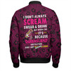 Cane Toads Sport Bomber Jacket - Scream With Tropical Patterns