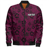 Cane Toads Sport Bomber Jacket - Scream With Tropical Patterns