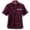 Manly Warringah Sea Eagles Hawaiian Shirt - Scream With Tropical Patterns