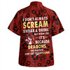 St. George Illawarra Dragons Hawaiian Shirt - Scream With Tropical Patterns