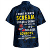 North Queensland Cowboys Hawaiian Shirt - Scream With Tropical Patterns