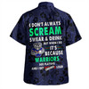 New Zealand Warriors Sport Hawaiian Shirt - Scream With Tropical Patterns