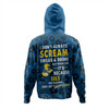 Parramatta Eels Sport Hoodie - Scream With Tropical Patterns