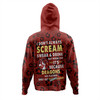 St. George Illawarra Dragons Hoodie - Scream With Tropical Patterns