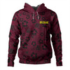 Brisbane Broncos Hoodie - Scream With Tropical Patterns