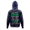New Zealand Warriors Sport Hoodie - Scream With Tropical Patterns