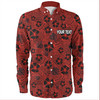 St. George Illawarra Dragons Long Sleeve Shirt - Scream With Tropical Patterns