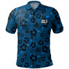 Parramatta Eels Sport Polo Shirt - Scream With Tropical Patterns