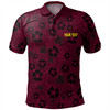 Brisbane Broncos Polo Shirt - Scream With Tropical Patterns