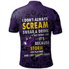 Melbourne Storm Polo Shirt - Scream With Tropical Patterns