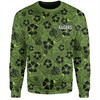 Canberra Raiders Sweatshirt - Scream With Tropical Patterns