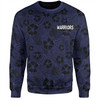 New Zealand Warriors Sport Sweatshirt - Scream With Tropical Patterns