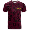 Brisbane Broncos T-Shirt - Scream With Tropical Patterns