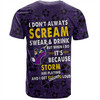 Melbourne Storm T-Shirt - Scream With Tropical Patterns