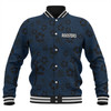Sydney Roosters Baseball Jacket - Scream With Tropical Patterns