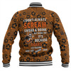 Wests Tigers Baseball Jacket - Scream With Tropical Patterns