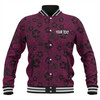 Cane Toads Sport Baseball Jacket - Scream With Tropical Patterns