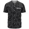 Penrith Panthers Baseball Shirt - Scream With Tropical Patterns