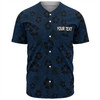 Sydney Roosters Baseball Shirt - Scream With Tropical Patterns