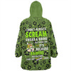 Canberra Raiders Snug Hoodie - Scream With Tropical Patterns