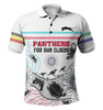 Penrith Panthers Naidoc Week Custom Polo Shirt - NAIDOC WEEK 2023 Indigenous Inspired For Our Elders Theme (White)