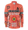 St. George Illawarra Dragons Naidoc Week Long Sleeve Shirt - NAIDOC WEEK 2023 Indigenous Inspired For Our Elders Theme