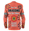 St. George Illawarra Dragons Naidoc Week Long Sleeve Shirt - NAIDOC WEEK 2023 Indigenous Inspired For Our Elders Theme