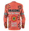 St. George Illawarra Dragons Naidoc Week Long Sleeve Shirt - NAIDOC WEEK 2023 Indigenous Inspired For Our Elders Theme