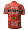 St. George Illawarra Dragons Naidoc Week Polo Shirt - NAIDOC WEEK 2023 Indigenous Inspired For Our Elders Theme