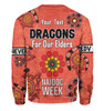 St. George Illawarra Dragons Naidoc Week Sweatshirt - NAIDOC WEEK 2023 Indigenous Inspired For Our Elders Theme