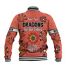 St. George Illawarra Dragons Naidoc Week Baseball Jacket - NAIDOC WEEK 2023 Indigenous Inspired For Our Elders Theme
