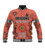 St. George Illawarra Dragons Naidoc Week Baseball Jacket - NAIDOC WEEK 2023 Indigenous Inspired For Our Elders Theme