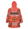 St. George Illawarra Dragons Naidoc Week Snug Hoodie - NAIDOC WEEK 2023 Indigenous Inspired For Our Elders Theme