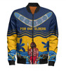 Parramatta Eels Naidoc Week Bomber Jacket - NAIDOC WEEK 2023 Indigenous Inspired For Our Elders Theme