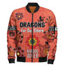 St. George Illawarra Dragons Naidoc Week Bomber Jacket - NAIDOC WEEK 2023 Indigenous Inspired For Our Elders Theme