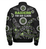 Canberra Raiders Naidoc Week Bomber Jacket - NAIDOC WEEK 2023 Indigenous Inspired For Our Elders Theme