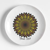 Australia Aboriginal Inspired Custom Ceramic Plate - Aboriginal Sunflower Plate