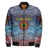 North Queensland Cowboys Naidoc Custom Bomber Jacket - NAIDOC WEEK 2023 Indigenous Inspired For Our Elders Theme (White)