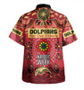 Redcliffe Dolphins Naidoc Week Custom Hawaiian Shirt - NAIDOC WEEK 2023 Indigenous Inspired For Our Elders Theme (White)