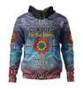 North Queensland Cowboys Naidoc Custom Hoodie - NAIDOC WEEK 2023 Indigenous Inspired For Our Elders Theme (White)