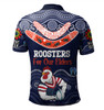 Sydney Roosters Naidoc Week Custom Polo Shirt - NAIDOC WEEK 2023 Indigenous Inspired For Our Elders Theme (White)