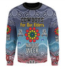 North Queensland Cowboys Naidoc Custom Sweatshirt - NAIDOC WEEK 2023 Indigenous Inspired For Our Elders Theme (White)
