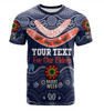 Sydney Roosters Naidoc Week Custom T-Shirt - NAIDOC WEEK 2023 Indigenous Inspired For Our Elders Theme (White)