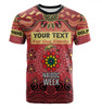 Redcliffe Dolphins Naidoc Week Custom T-Shirt - NAIDOC WEEK 2023 Indigenous Inspired For Our Elders Theme (White)