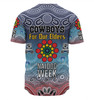 North Queensland Cowboys Naidoc Custom Baseball Shirt - NAIDOC WEEK 2023 Indigenous Inspired For Our Elders Theme (White)