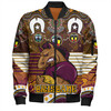 Brisbane Broncos Naidoc Week Bomber Jacket - NAIDOC Week 2023 Indigenous For Our Elders