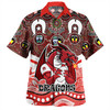 St. George Illawarra Dragons Naidoc Week Hawaiian Shirt - NAIDOC Week 2023 Indigenous For Our Elders