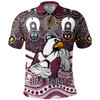 Manly Warringah Sea Eagles Polo Shirt - NAIDOC Week 2023 Indigenous For Our Elders