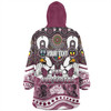 Manly Warringah Sea Eagles Snug Hoodie - NAIDOC Week 2023 Indigenous For Our Elders